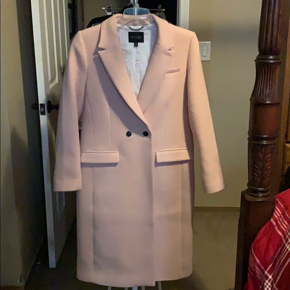 Banana Republic Pink Wool Coat